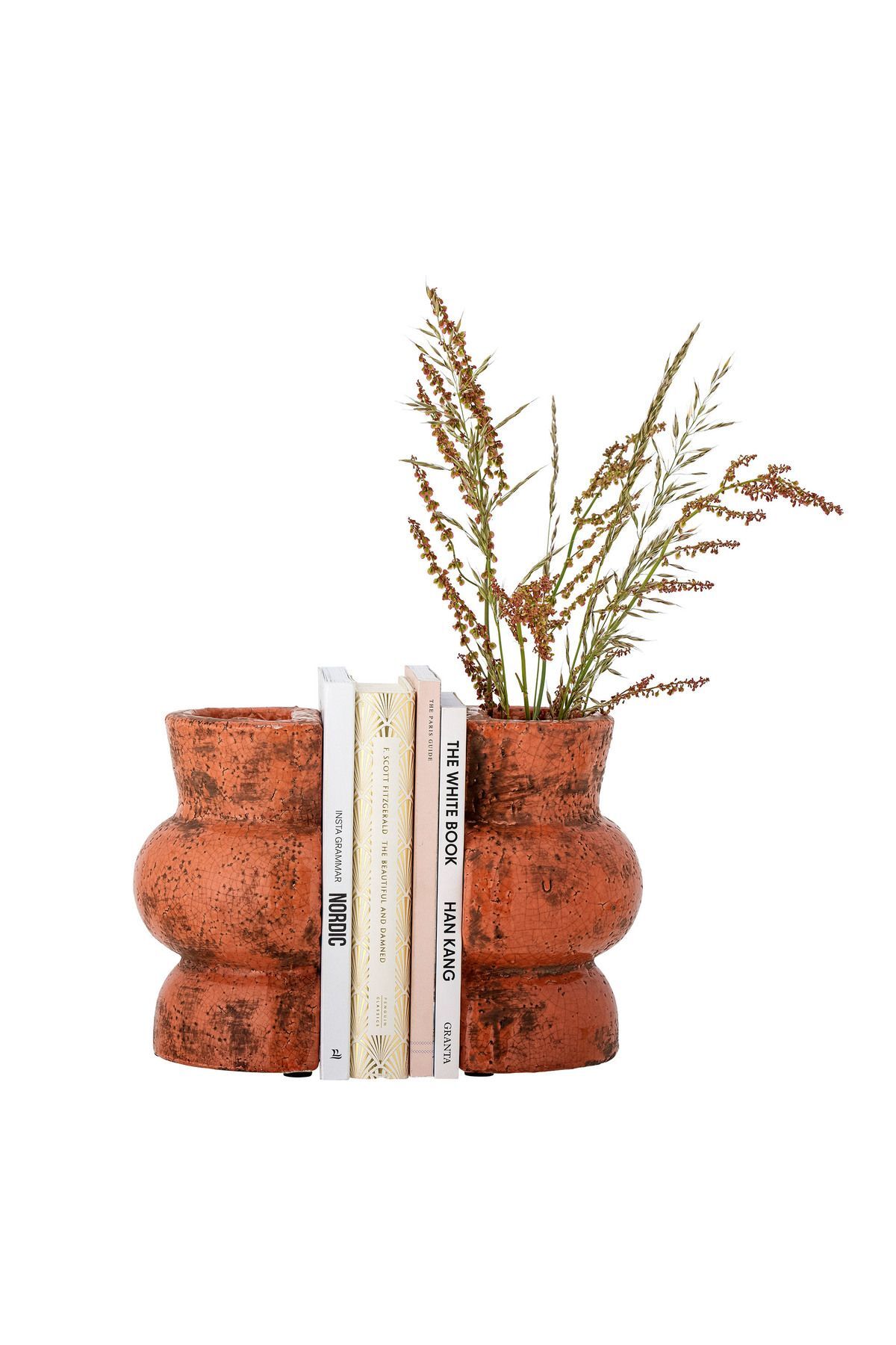 Terracotta Renkli Kitap Destekleri
