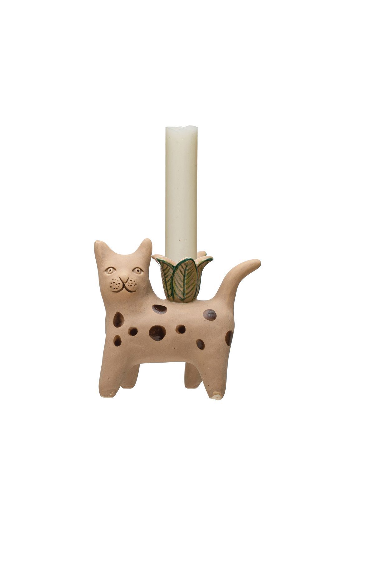 Hand-Painted Kedi Mum Tutacağı