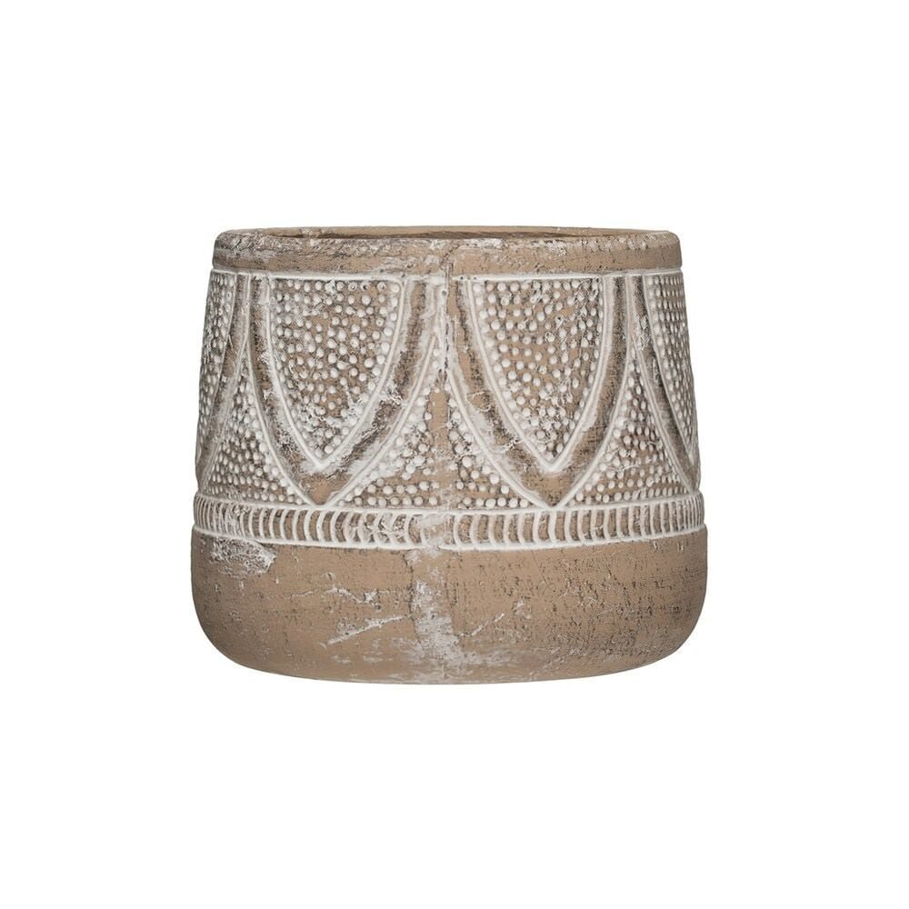 Bej Desenli Terracotta Saksılık