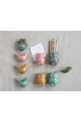 Mıknatıslı Mini Baykuş Saksı