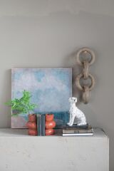 Hand-Painted Dekoratif Köpek Figürü