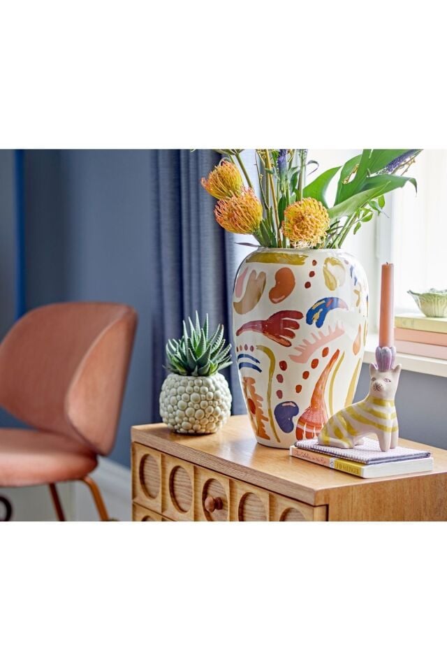 Hand-Painted Kedi Mum Tutacağı