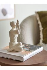Dekoratif Oturan Yoga Kadın Objesi