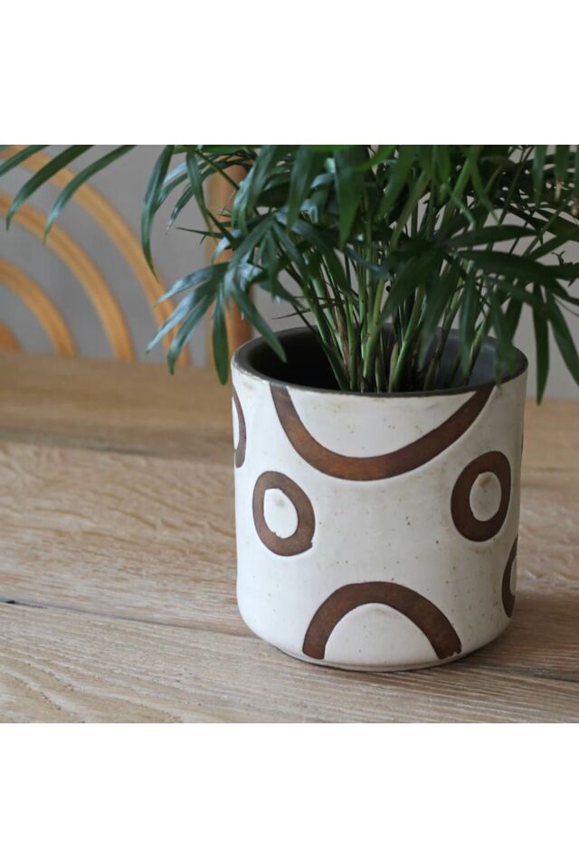 Terracotta Benekli Saksılık