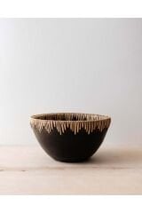 Dekoratif Rattan Dikişli Kase