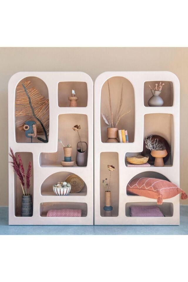 El Yapımı Kabartmalı Terracotta Vazo